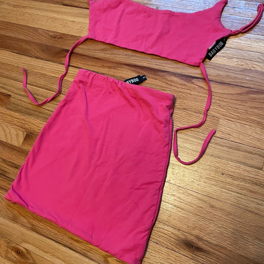 BABYBOO Pink Two-Piece Set